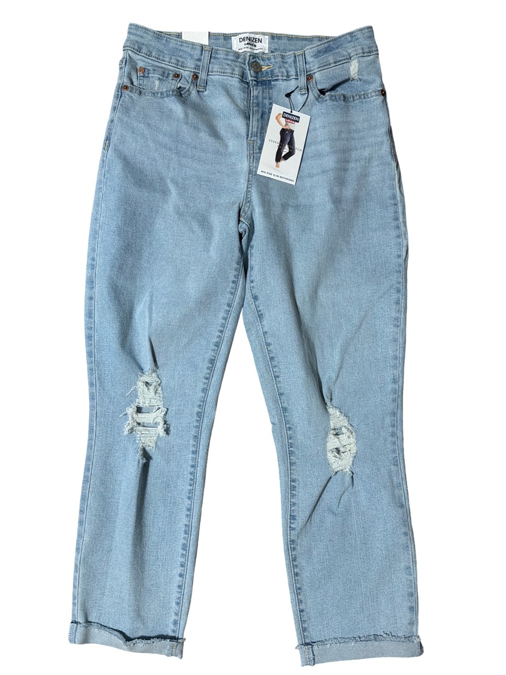 Denizen from Levi's Light Wash Midrise Slim Boyfriend Jeans Size 8 W29